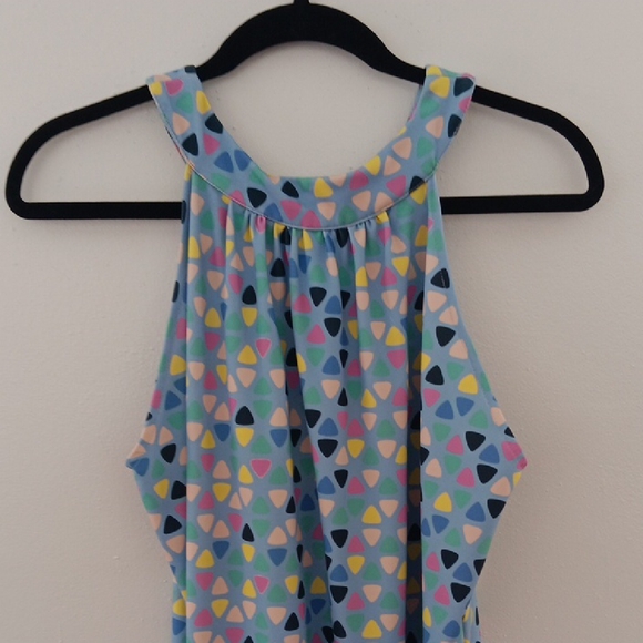 Colorful Geometric Pattern Dress - Picture 3 of 5